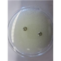 Lot of 2 Full-cut Diamonds