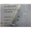 Image 1 : Solid Silver 0.22 Caliber Bullet