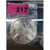 Image 3 : RARE Solid Silver 5 oz. Liberty Round