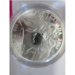 2014 Canadian $100.00 silver coin