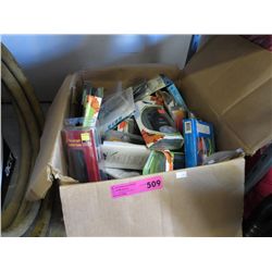 Large box of electronic accessories
