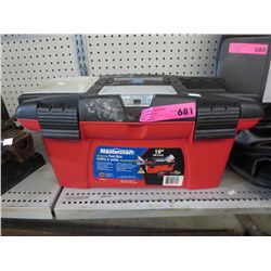 19" Mastercraft tool box & contents