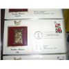 Image 1 : 1994 22KT GOLD FIRST DAY ISSUE *CINCINNATI,OH-GARDEN FLOWERS-LILY*!! STAMP CAME OUT OF SAFE BOX!!