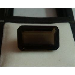 27.05 Ct Smoky Quartz Stone of Rectangular Shape