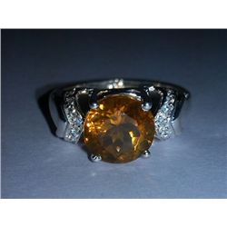 3.550g Ring of Citrine Sterling 925 Silver