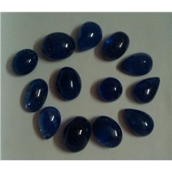 Natural African Tanzanite Loose 132.05 Ctw Mixed Shape Cabochons