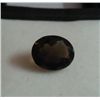 Image 1 : 5.05 Ct Smoky Quartz Stone of Oval Shape