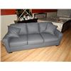 Image 1 : NEW UPHOLSTERED COUCH - SMOKY BLUE GREY WITH ACCENT CUSIONS
