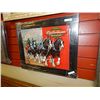 Image 1 : FRAMED ADVERT - BUDWEISER CLYDESDALES