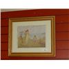 Image 1 : FRAMED VINTAGE PICTURE- A UNION OF SPRING - T. MILLER DON