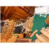 Image 1 : BOX OF ASSORTED WOOD CRAFTED FURNITURE ETC