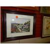Image 1 : FRAMED PICTURE - FARM COUNTRY