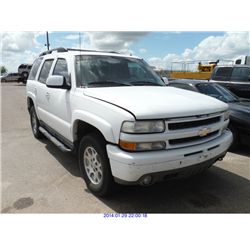 2002 - CHEVROLET TAHOE