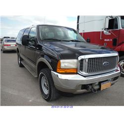 2001 - FORD EXCURSION /4X4 DIESEL, LIMITED EDITION