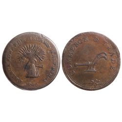 Halfpenny token