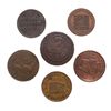 Image 1 : Six (6) Breton tokens,