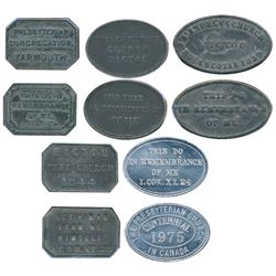 Communion token lot.