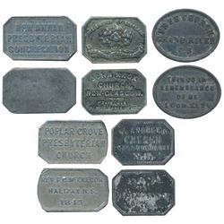 Communion token lot.