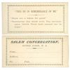 Image 1 : Communion paper token.
