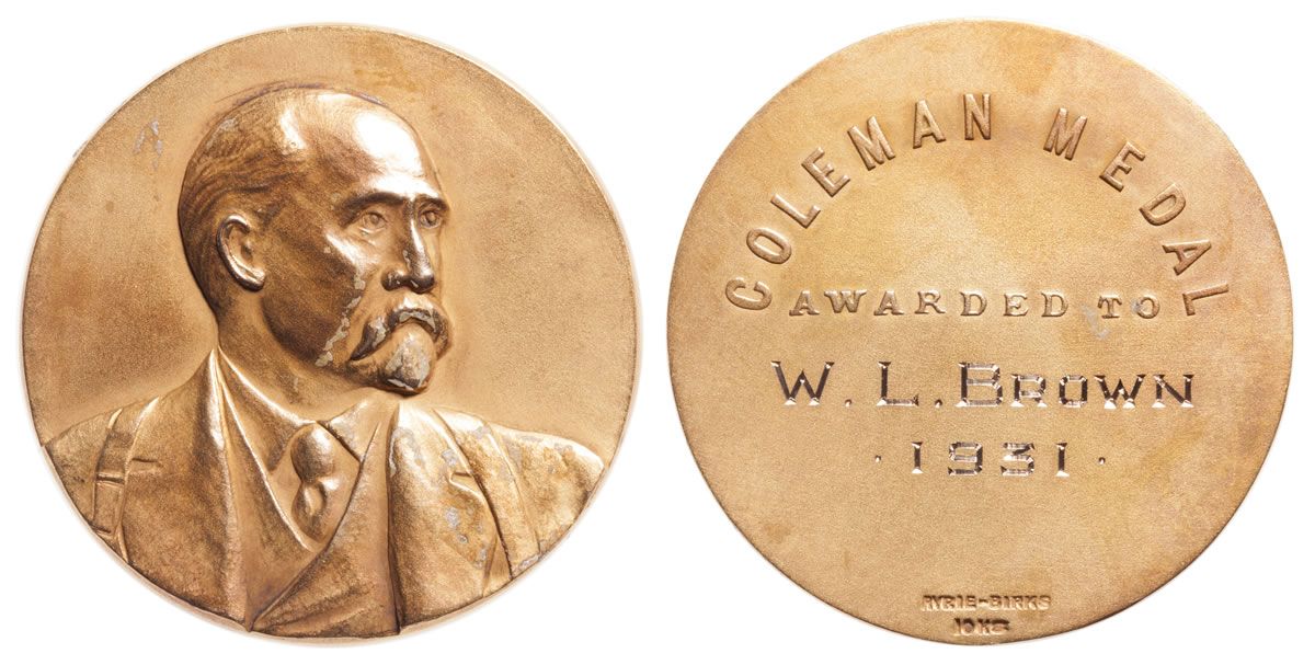 Coleman Medal,