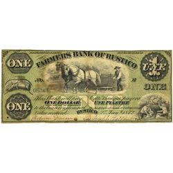 THE FARMER'S BANK OF RUSTICO.