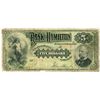 Image 1 : THE BANK OF HAMILTON.