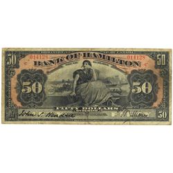 THE BANK OF HAMILTON.