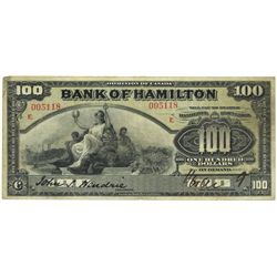 THE BANK OF HAMILTON.