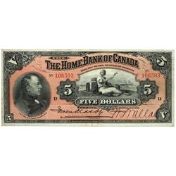 THE HOME BANK OF CANADA.