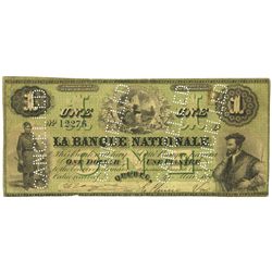 LA BANQUE NATIONALE.