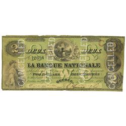 LA BANQUE NATIONALE.