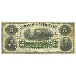 LA BANQUE NATIONALE.