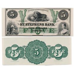 THE ST. STEPHEN'S BANK.