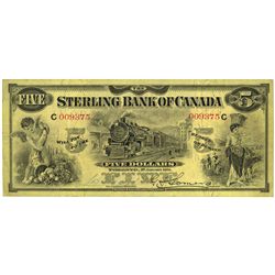 THE STERLING BANK OF CANADA