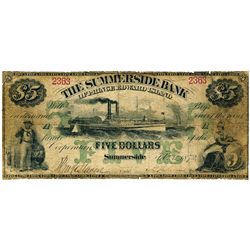 THE SUMMERSIDE BANK OF PRINCE EDWARD ISLAND.