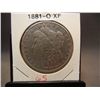 Image 1 : 1881-O Morgan Dollar, XF