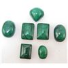 LOT OF 101.1 CTS. OF NATURAL GREEN EMERALDS