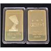 CLEOPATRA EGYPT LAST PHARAOH .999 GOLD CLAD INGOT BAR