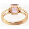 Image 3 : 18K GOLD FILLED AMETHYST RING SZ. 7
