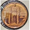 Image 2 : 1929 HERBERT HOOVER COPPER COLLECTIBLE MEDAL TOKEN