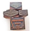 Image 1 : LOT OF 4 VINTAGE PRINTING BLOCKS PLATES