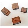 Image 2 : LOT OF 4 VINTAGE PRINTING BLOCKS PLATES