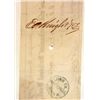 Image 2 : 1867 PERSONAL CHECK SIGNED BY JAMES POLLOCK