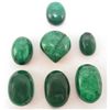 Image 1 : LOT OF 100.4 CTS. OF NATURAL GREEN EMERALDS