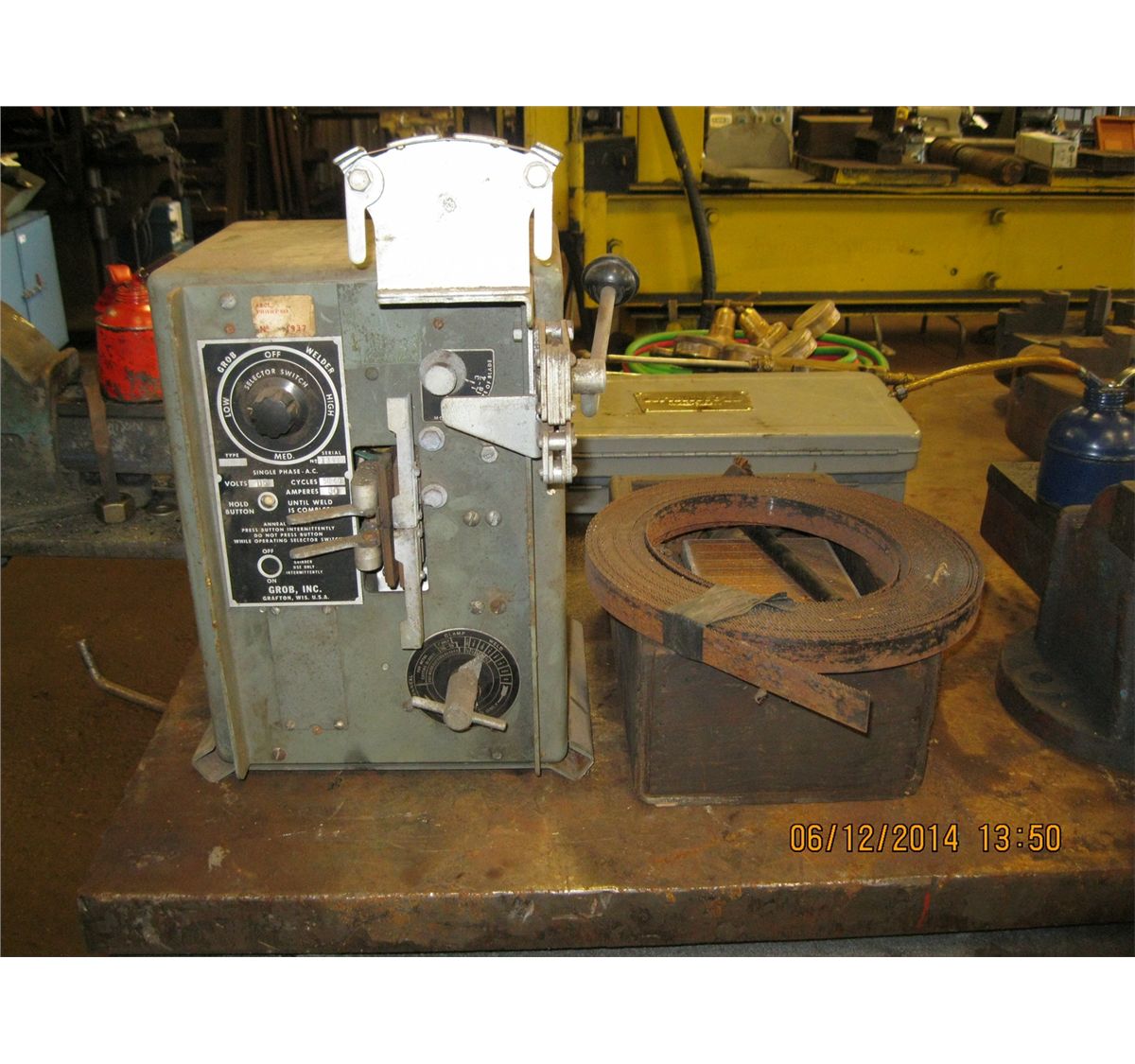 GROB BANDSAW BLADE WELDER & ACC'S