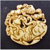 Image 1 : CHINESE ARCHAIC JADE STYLE CARVED AMULET TABLET
