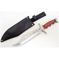 TR83 TIMBER RATTLER SINFUL SPIKED BOWIE KNIFE