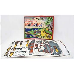 1942 WYANDOTTE TOYS AMERICAN COMMANDOS WWII PLAYSET