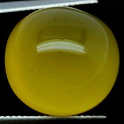 24.80 CT YELLOW MADAGASCAR CHALCEDONY