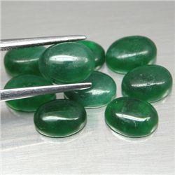 LOT OF 15.83 CTS GREEN CHINESE JADE 9 PCS